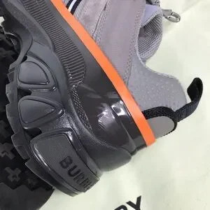 Men\'s Burberry Aurthur Gray and Orange Sneakers Shoes Size 42 (9 US) Burberry | Shoes | Mens Burberry Aurthur Gray And Orange  main image 3